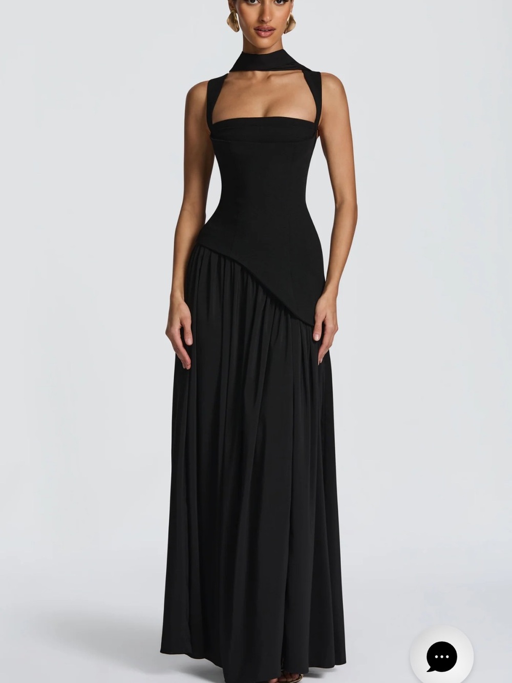 [Read description] BabyBoo: TULLULAH MAXI DRESS - BLACK - Picture 3 of 9